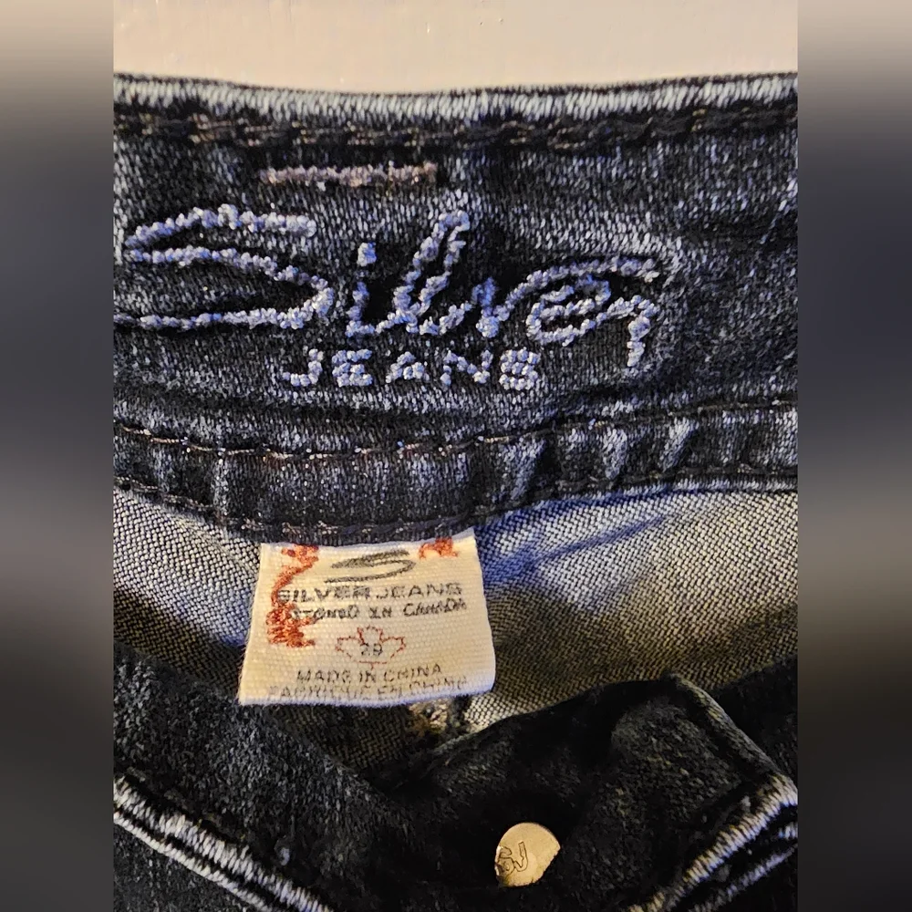 Silver Jeans Suki Skinny Blue Jeans Women's Size 29x31 Measures 29x30